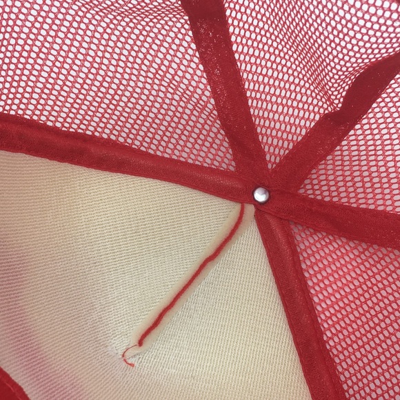 Vintage Trucker SnapBack Kansas KU Jayhawks Mesh - Picture 7 of 8